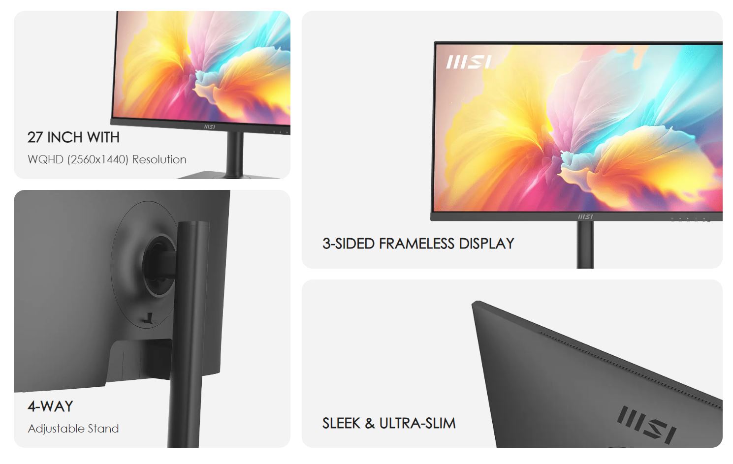 MSI Modern MD272QXP Gaming Monitor